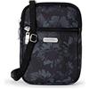 Baggallini, Essential Mini donna, porta carte RFID integrato, piccola borsa tracolla sostituibile
