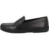 Geox U ASCANIO, Mocassini Uomo, Nero, 39 EU