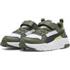 Puma Trinity 2 LT AC+ PS Sneaker, White Black-Moss Veil, 11.5 UK Bambino
