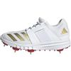 Adidas Bambino Howzat Spike Junior, Ftwr White/Gold Met./Pure Ruby, 35 EU