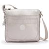 Kipling Borsa a Tracolla Sebastian da Donna, 22,9 cm L x 21,6 cm H x 4,4 cm P, Glow Metallico, 9L x 8.5 H x 1.75 D