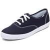 Keds Champion Canvas Lace Up, Scarpe da Ginnastica. Donna, Blu Navy, 45.5 EU