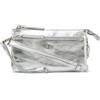 dR Amsterdam Assorted, Borsa a Tracolla/Pochette Donna, Silver, M