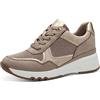 MARCO TOZZI Sneakers Alte Donna Tacco a Zeppa con Lacci e Zip