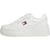Tommy Jeans Donna Sneakers con Suola Alta Retro Basket in Pelle