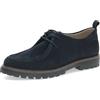 CAPRICE Scarpe Stringate da Donna in Pelle Eleganti, Blu (Ocean Suede), 36 EU