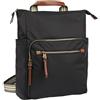 camel active Bari Hobo Bag/Backpack, Borsetta Signore, Nero, m