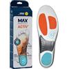 Sidas Solette Max Protect Activ Multisport, Assorbimento degli urti e sostegno dell'arco plantare, Solette per scarpe da lavoro, sportive e per uso quotidiano, Uomo e Donna