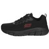 Skechers Bobs B Flex Chill Edge Scarpe da Ginnastica da Uomo, Maglia Nera., 39 EU