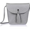 TOM TAILOR Denim Ida - Borsa a tracolla da donna con patta, piccola