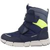 Geox J Flexyper Boy B Abx, Stivaletti Bambini e ragazzi, Navy Fluo Yellow, 33 EU