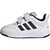 adidas Unisex - Bimbi 0-24 Tensaur Sport 3.0 Infants Shoes, Ftwr White/Core Black/Ftwr White, 20 EU