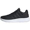 adidas Donna Lite Racer 4.0 Shoes, Core Black/Core Black/Iron Metallic, 38 2/3 EU