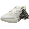 Pinko Rubino Animalier Sneaker Infilare, Donna, Multicolore (Bianco/Nero Zz1), 41 EU (8 UK)
