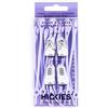 HICKIES 1.0 Elastici lacci per scarpe, non si allacciano - Viola (misura unica, contiene 14 lacci)
