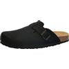 Lico Bioline Clog Soft, Zoccoli Uomo, Nero (Schwarz Schwarz), 42 EU
