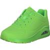Skechers Uno Night Shades, Scarpe da Ginnastica Donna, Verde, 40 EU