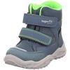 Superfit Glacier 8030 - Stivali da neve Gore-Tex con imbottitura calda, 20 EU, colore: Blu/Verde chiaro, Blu Verde Chiaro 8030, 20 EU Larga