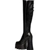LAMODA Guess So, Stivali Alti al Ginocchio Donna, Rosa PU, 41 EU