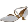 Diamant Donne Scarpe da Ballo/Scarpe da Sposa 107-013-033 - Pelle Bianco - 4,2 cm Spanish - Special Edition [UK 2,5]