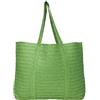PIECES Borsa shopper da donna Pcloma Straw, Verde - poison green, Einheitsgröße