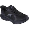 Skechers Donna Go Run Consistent 2.0 Captiva Slip-In ALLENATRICE, Black Textile/Black Trim, 41 EU