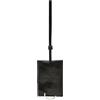 LIEBESKIND BERLIN Pelle portachiavi Chudy Paper Touch Crinkle Keyholder Black nero