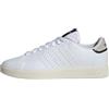 adidas Uomo Advantage Base 2.0 Shoes, Ftwr White/Ftwr White/Wonder Alumina, 38 2/3 EU