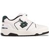 Lotto Sneaker Unisex per Bambini Boxscore K, Bianco Verde, 25 EU