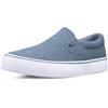 Lugz Clipper Classic Slip On Sneakers da Uomo, Gomma Blu Navy, 44 EU
