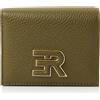 ERMANNO FIRENZE Victoria, Accesorio de Viaje-Billetera Unisex Adulto, Verde Militare, Taglia Unica