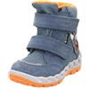 Superfit Icebird Warm gefütterte Gore-Tex, Stivali da Neve, Hellblau/Orange 8000, 34 EU Larga