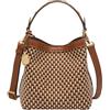 Fossil Borsa a tracolla Jessie Donna, Tessuto neutro piccolo, Small