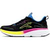 Hundred Soft Stride, Scarpa da Corsa Uomo, Nero, Blu e Verde Lime, 42 EU