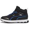 Puma Unisex Youth Evolve Trail JR Sneaker, Puma Black-HYPERLINK Blue, 38 EU