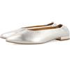 GIOSEPPO Ballerine in Pelle Color Dorato con Punta Sottile E Tacco Arruffato per Donna GUATAY