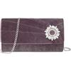 Miss Lulu Pochette Eleganti da Cerimonia, Pochette Donna Velluto, Borsa Clutch Elegante Donna, Borsette Tracolla Spalla con Catena Smontabileper Matrimoni, Feste e Banchetti