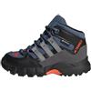 adidas Unisex - Bimbi 0-24 Terrex Mid GORE-TEX Hiking Shoes, Wonder Steel / Grey / Impact Orange, 19 EU