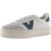 victoria Sneaker Barcelona Ciclista Effetto Pelle & Piattaforma & Punta in Crosta di Pelle 1092169 per Donna