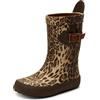 Bisgaard Stivali in gomma Scandinavia unisex per bambini, leopardo, 25 EU