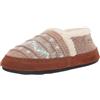 Acorn Pantofole da donna Camden riciclate con fodera berbera, Farina d'avena nordica erica, 8-9