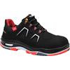 ELTEN Alan XXTP Black-Red Low ESD S3S, Scarpe Antinfortunistiche Unisex-Adulto, Nero, 40 EU
