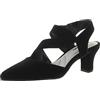 Easy Street Women's Venue Dress Shoe Pump, Black Lamy/Gore, 8