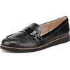 LifeStride Zee, Mocassino da Donna, Nero/Nero, Taglia 44