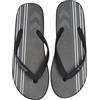 hummel Multi Stripe Flip Flop Unisex Athleisure Sandali & Poochuhe Con Traspirante, Nero, 38 EU