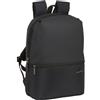 SAFTA | Zaino per laptop da 13,3 pollici Business Black Design Executive - Zaino portatile con porta USB e scomparto imbottito, leggero e funzionale