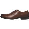 JACK & JONES Jfwdonald Leather Cognac Noos - Scarpe Stringate Derby Uomo, Marrone, 40 EU