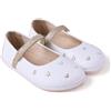 GIOSEPPO Hemse, Scarpe Basse Mary Jane da Bambina, Bianco, 24 EU