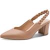 MARCO TOZZI Donna Décolleté Morbido Feel Me Plantare Morbida Fodera Interna Moderno, Beige (Cappuccino), 40 EU