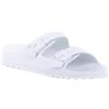 Dr. Scholl's Scholl Bahia, Sandali Donna in plastica a due strappi con fibbia regolabile - Bianco - 38 EU